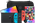Nintendo Switch OLED Blauw/Rood + Mario Kart 8 Deluxe + BlueBuilt Beschermhoes Blauw, Rood