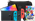 Nintendo Switch OLED Blauw/Rood + Super Mario Bros. Wonder + BlueBuilt Beschermhoes Blauw, Rood