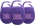 JBL Clip 5 Purple 3-pack