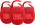 JBL Clip 5 Red 3-pack