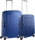 Samsonite S'cure Spinner 55+69cm Dark Blue Kofferset Donkerblauw