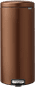 Brabantia NewIcon Pedaalemmer 30 liter Warm Bronze