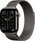 Apple Watch Series 11 Cellular 42mm Titanium  Slate Milanese Band Grijs