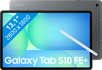 Samsung Galaxy Tab S10 FE Plus 13,1 inch 128GB Wifi + 5G Grijs