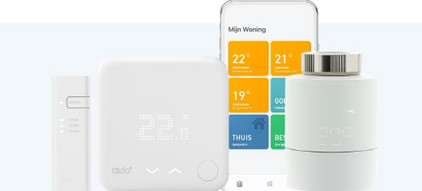 What are the energy-saving functions of Tado thermostats?