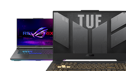 Alle ASUS gaming laptops