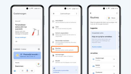 Wat zijn Google routines en wat heb je eraan?