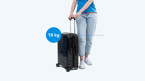 Carry-on luggage suitcases: weekend trip