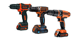 BLACK+DECKER drills