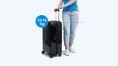 Medium-sized suitcases: 1 to 2 weeks