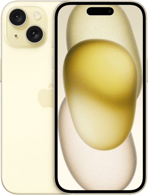 Apple iPhone 15 Geel