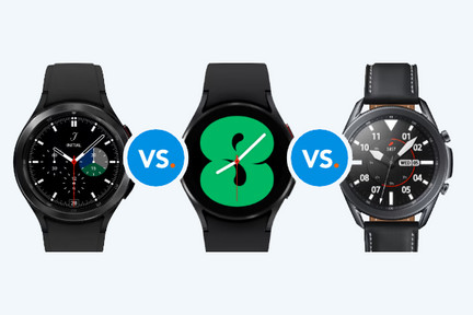 Compare the Samsung Galaxy Watch4 Classic, Watch4, and Watch3