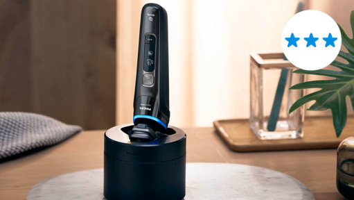 What determines the shaving comfort of an electric shaver?