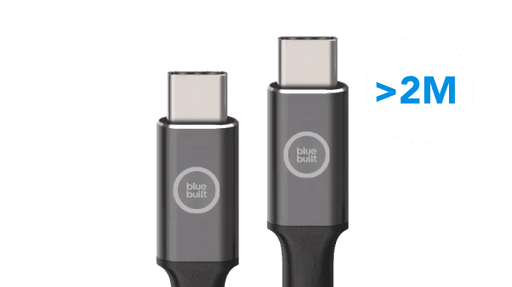 Lange usb c kabels