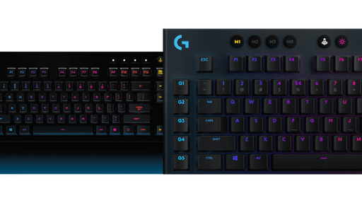 Logitech G gaming keyboards