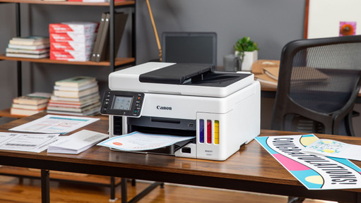 Canon MAXIFY printer in home office