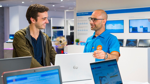 Ontdek de HP laptops in de winkel