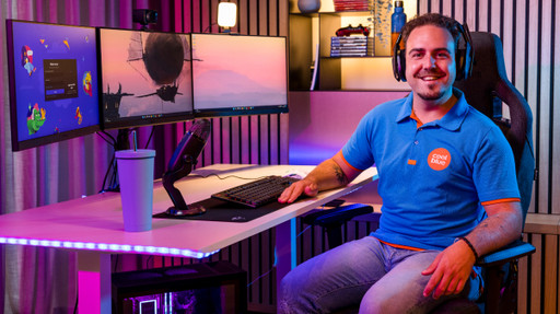 Specialist met een ASUS gaming setup