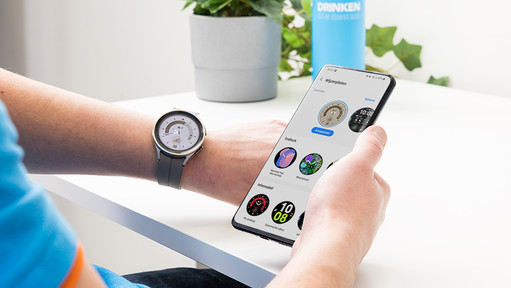 Smartwatch en smartphone