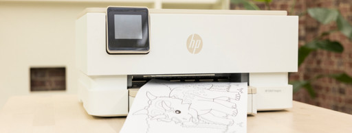 hp printer die een kleurplaat print