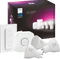 Philips Hue White & Color Starter 3-Pack GU10 + dimmer en Bridge