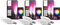 Kaarslamp White and Color E14 5-Pack
