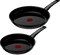 Tefal Renew On Ceramic Frying Pan Set 24cm + 28cm Black