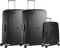 S'Cure Spinner 55cm + 75cm + 75cm Black Suitcases