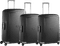 S'Cure Spinner 69cm + 69cm + 75cm Black Suitcases