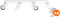 4 spots wit + Hue White&Color GU10 (4x)