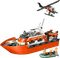 LEGO City Coast Guard Rescue Boat and Helicopter 60504