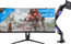 Vortech Pro 34 inch Quad HD Curved + Vortech Monitorarm met Gasveer