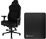 Vortech Prestige Gamestoel Zwart + Vortech Vloermat Zwart