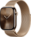 Apple Watch Series 10 4G 46mm Titanium Goud Milanese Band S/M