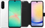 Samsung Galaxy A26 128GB Wit 5G + BlueBuilt Book Case Zwart