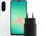 Samsung Galaxy A26 128GB Wit 5G + Samsung Oplader 25 Watt Zwart