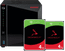 ASUSTOR AS5404T + Seagate Ironwolf 8TB (2x4TB)