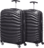 Samsonite Lite-Shock Spinner 55cm Duo Pack Black
