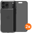 BlueBuilt Protective Cover iPhone 17 Pro Max Transparant + Privacy Protector Duo Pack