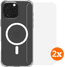 BlueBuilt Protective Back Cover met MagSafe iPhone 16 Pro Max + Screenprotector Duo Pack