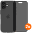 BlueBuilt Protective Back Cover iPhone 17 Transparant + Privacy Screenprotector Duo Pack