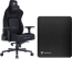 Vortech Prestige Gamestoel Zwart + Vortech Vloermat Zwart