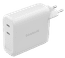 BlueBuilt 140W GaN Oplader met 2 Usb C Poorten Wit