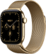 Apple Watch Series 12 Cellular 42mm Titanium Goud Milanese Band