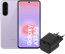 Samsung Galaxy A37 128GB Pink 5G + BlueBuilt Charger with USB-C Port 45W Black