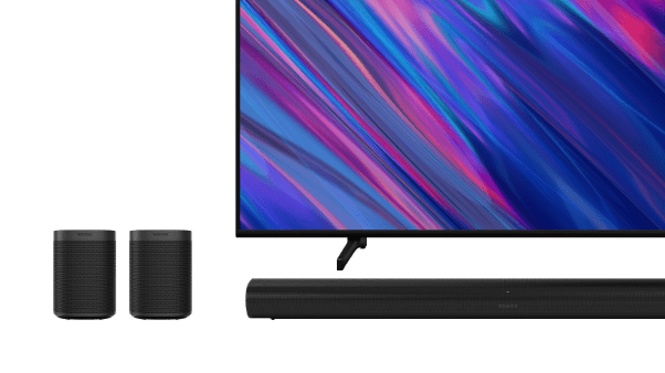 Soundbar met achterspeakers