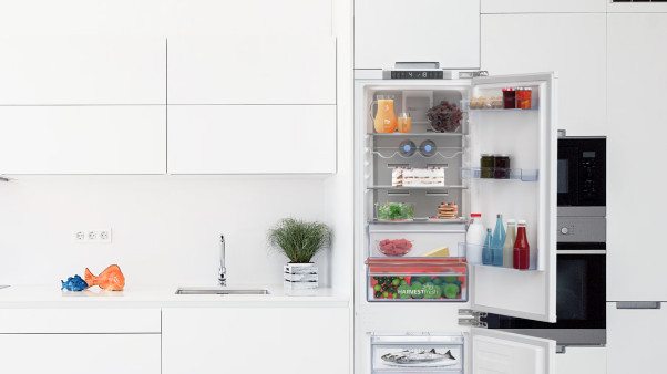 Built-in fridge freezer combinations