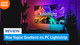 Youtube video of Philips Hue Gradient Signe vloerlamp - wit en gekleurd licht - zwart