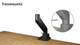 Youtube video of Neomounts NEXT Core DS75-450BL2 Crossbar Monitorarm Gasgeveerd - Zwart