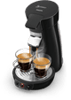 Philips Senseo Viva Café HD6563/60 Black + Milk Frother top